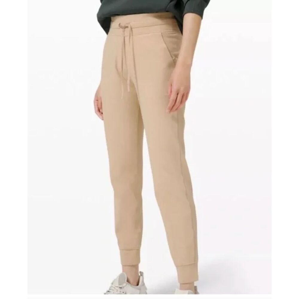 Lululemon Ready to Rulu Tan Joggers
